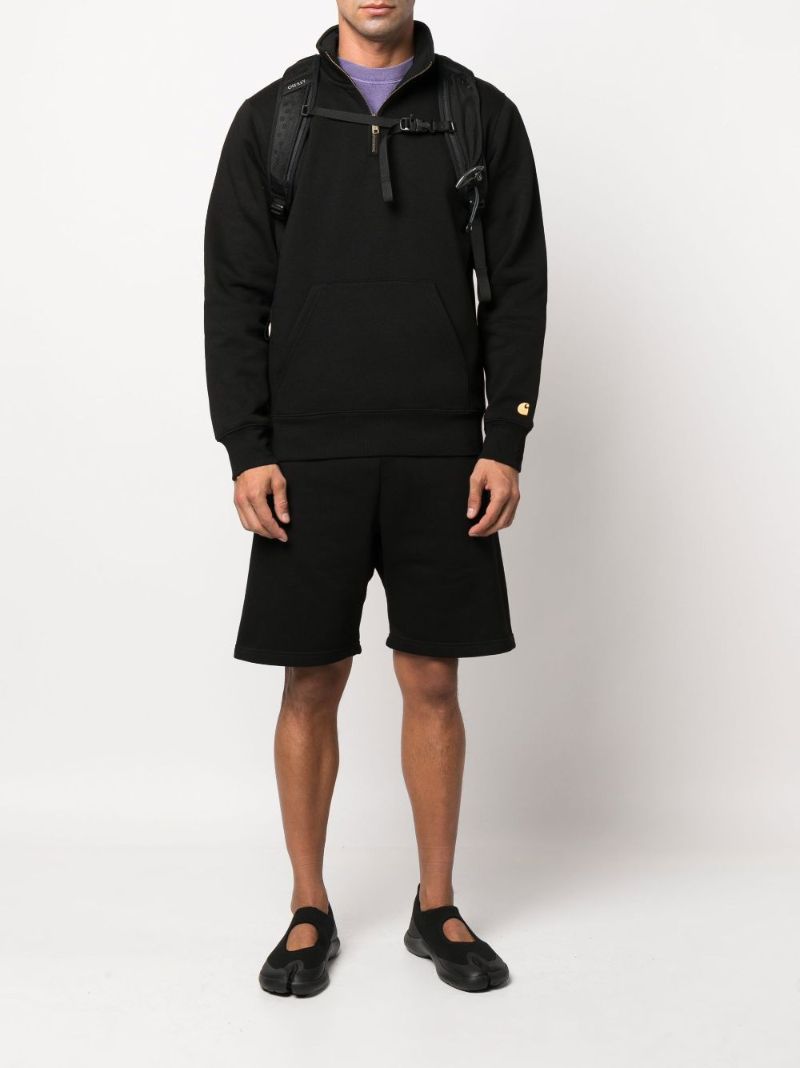 Black Chase Zip-up Sweatshirt