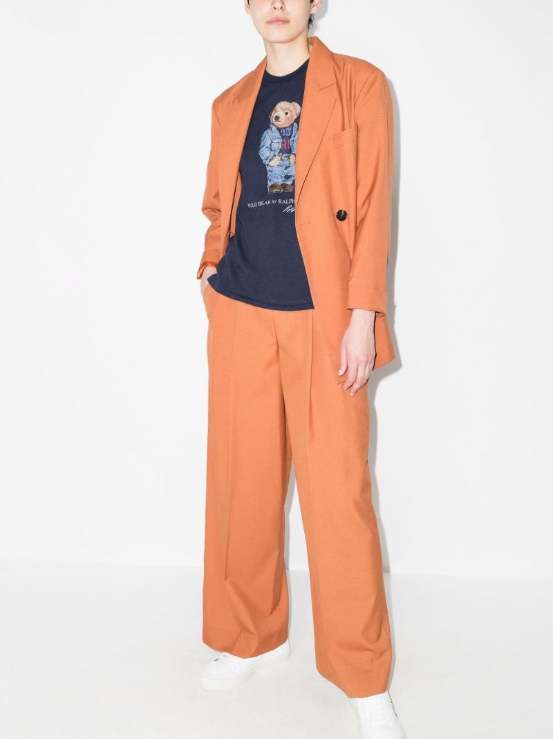 Denim Polo Bear Print T-shirt