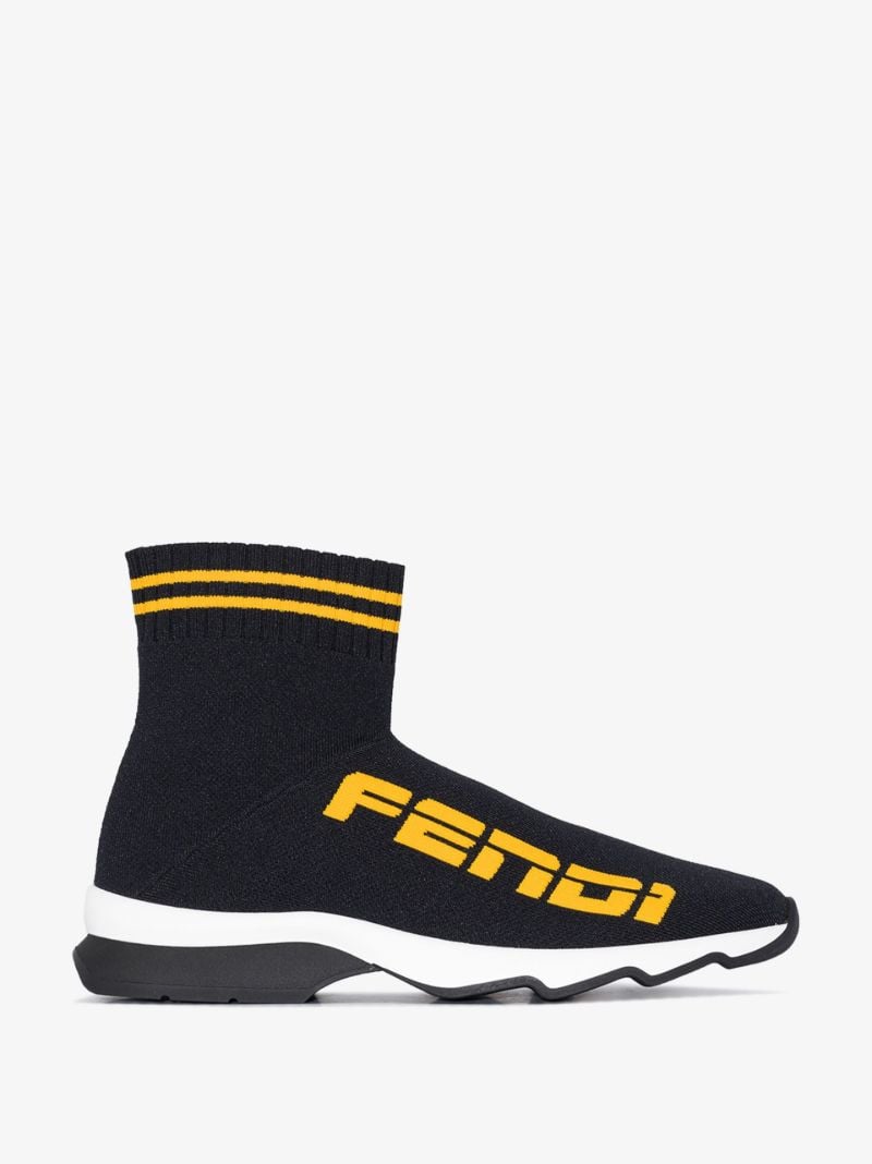 Black Rockoko Sock Sneakers