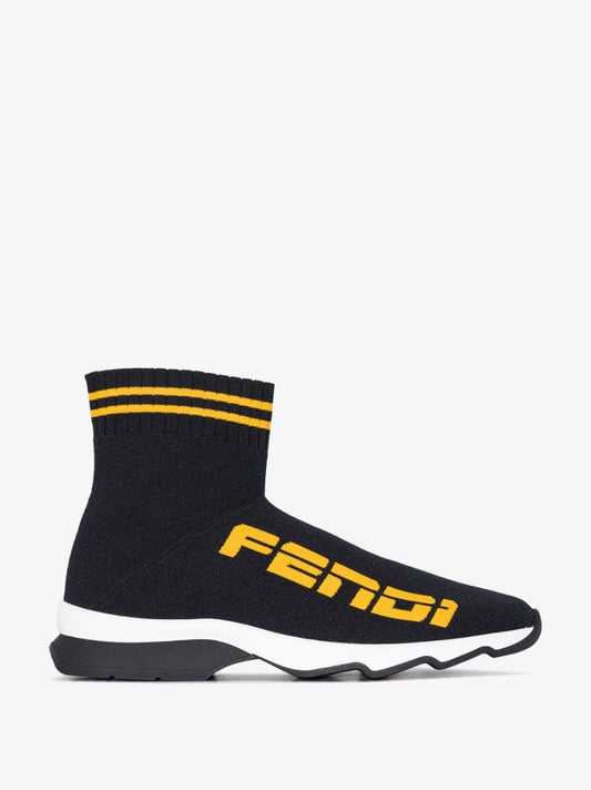 Black Rockoko Sock Sneakers