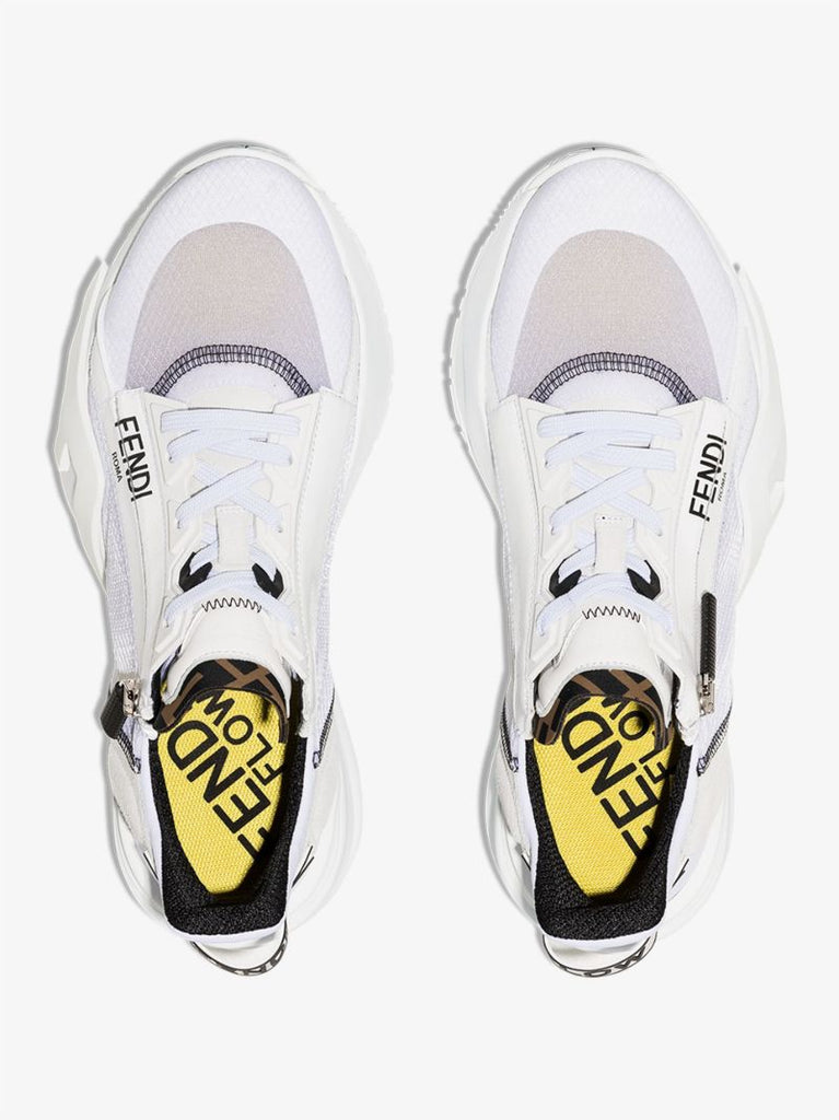 White Flow Low Top Sneakers