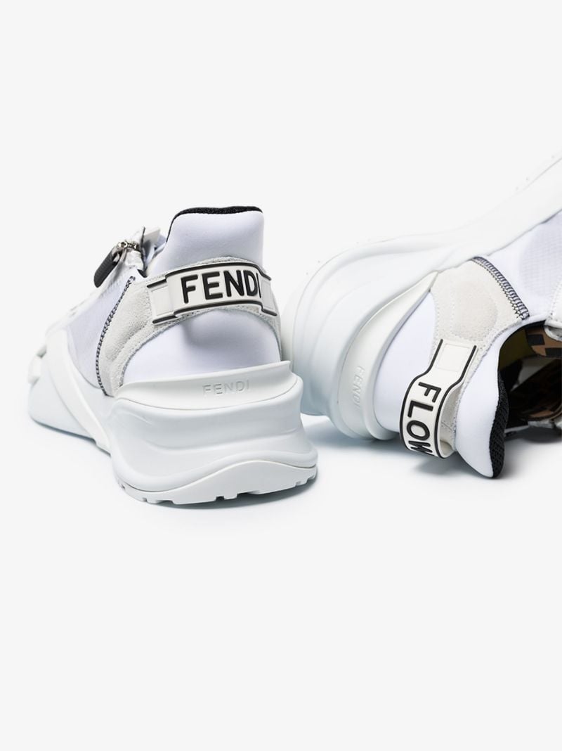 White Flow Low Top Sneakers