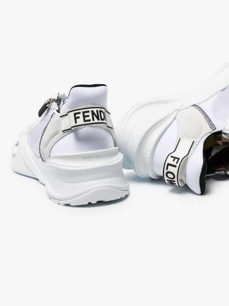 White Flow Low Top Sneakers