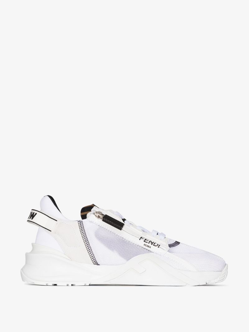 White Flow Low Top Sneakers