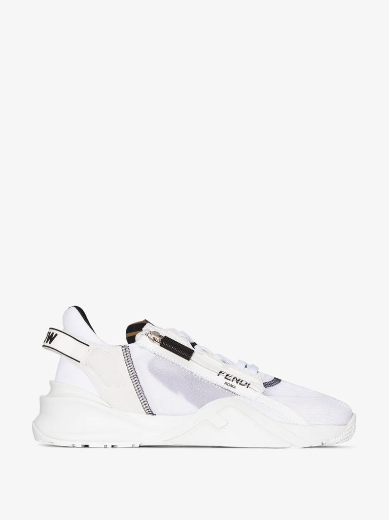 White Flow Low Top Sneakers