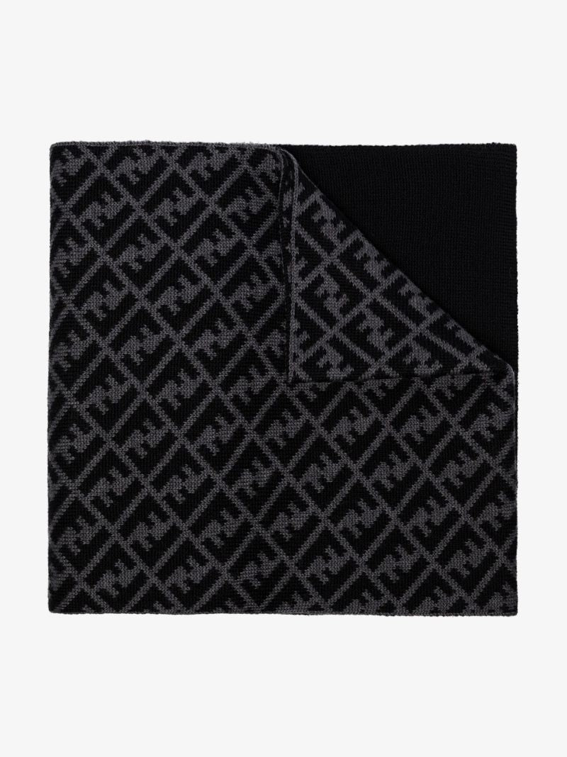 Panelled Ff Print Scarf