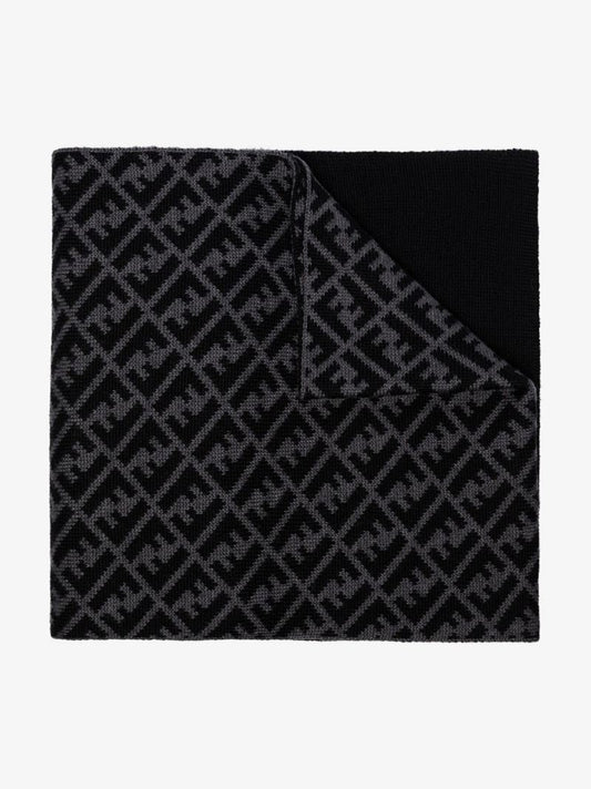 Panelled Ff Print Scarf