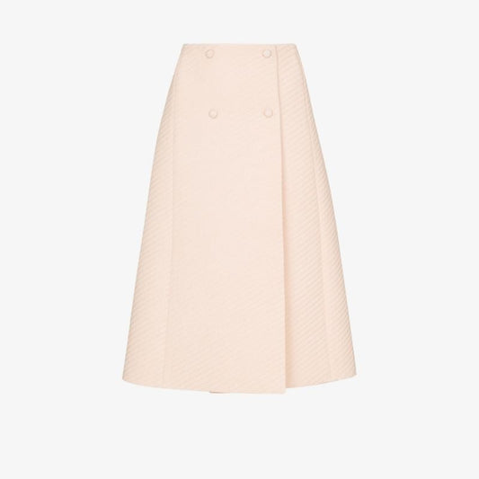 Quilted Midi Skirt