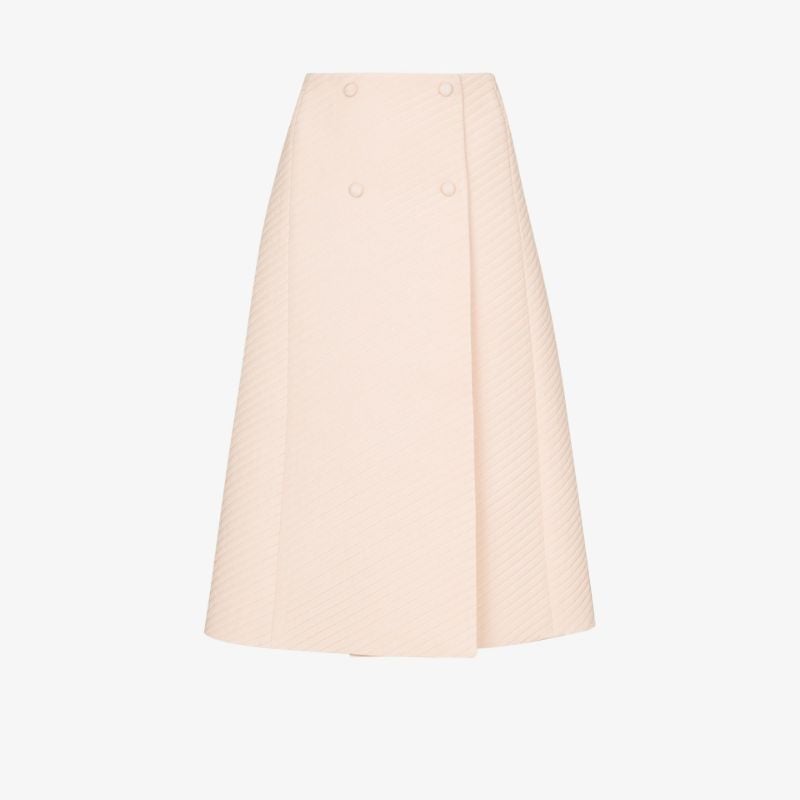 Quilted Midi Skirt