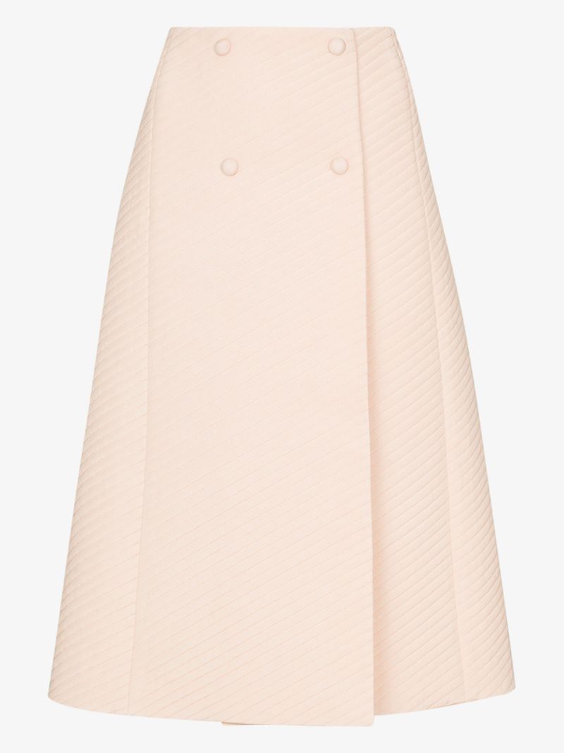 Quilted Midi Skirt