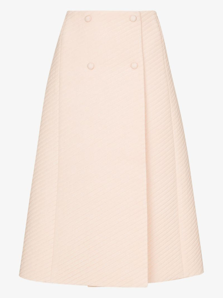 Quilted Midi Skirt