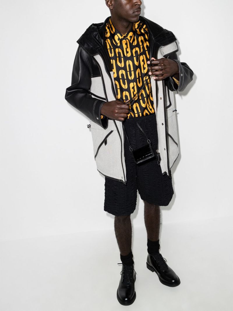 Ff Logo Print Silk Shirt