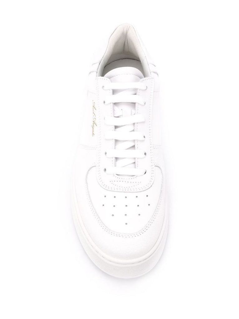 White Orbit Leather Trainers