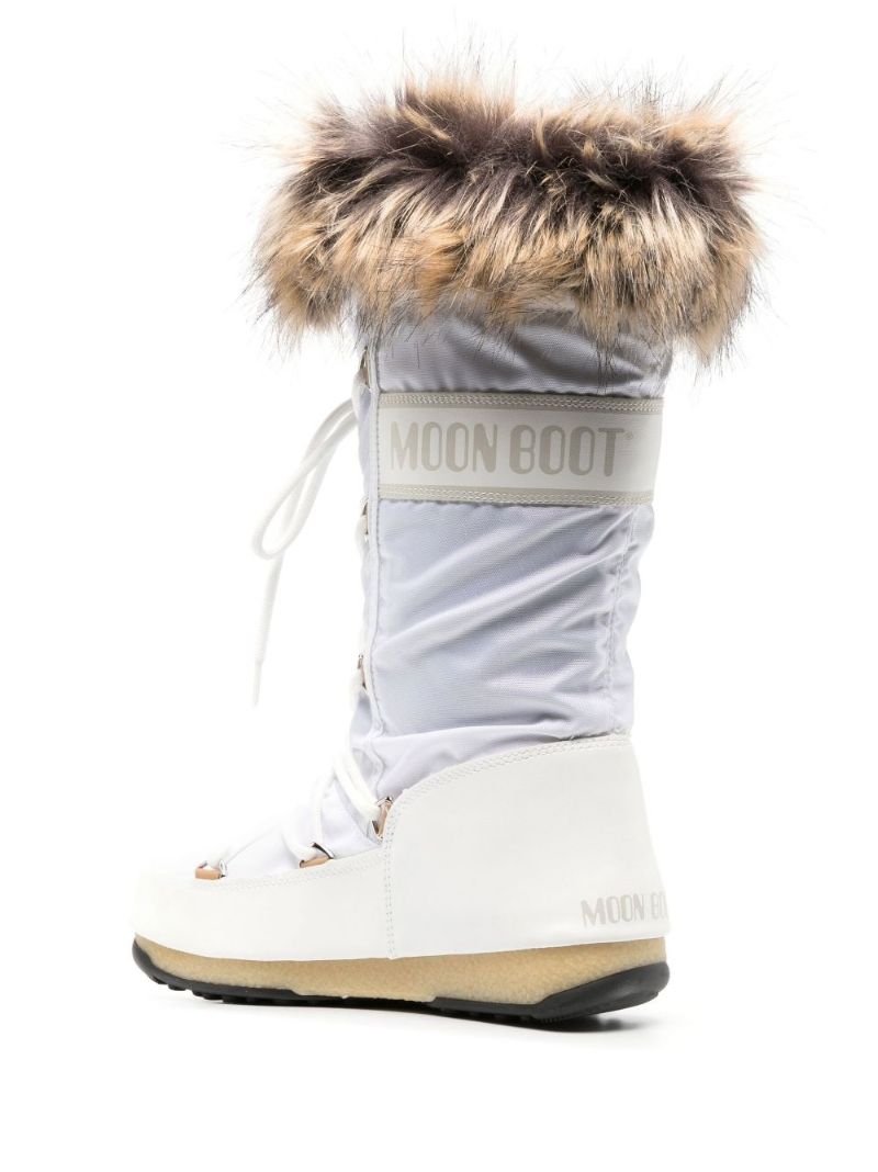White Protecht Monaco High-top Snow Boots