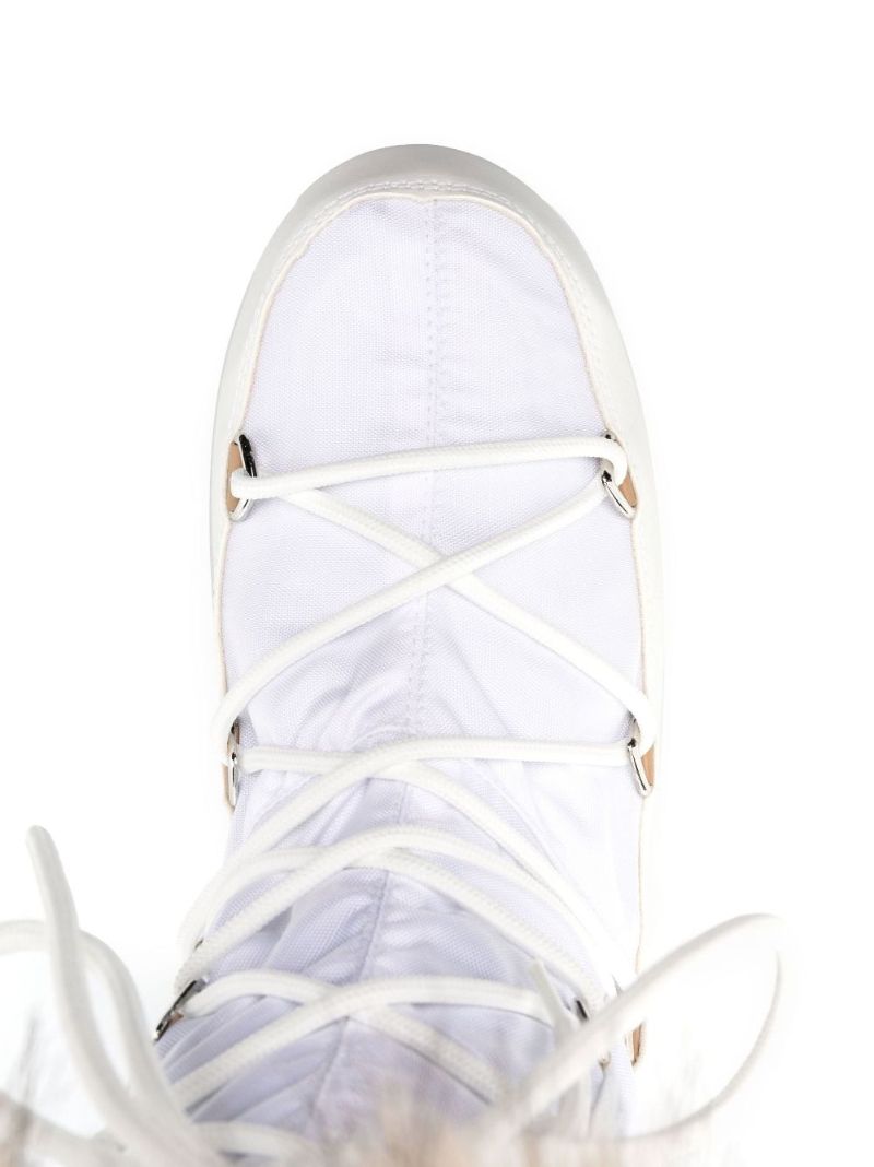 White Protecht Monaco High-top Snow Boots