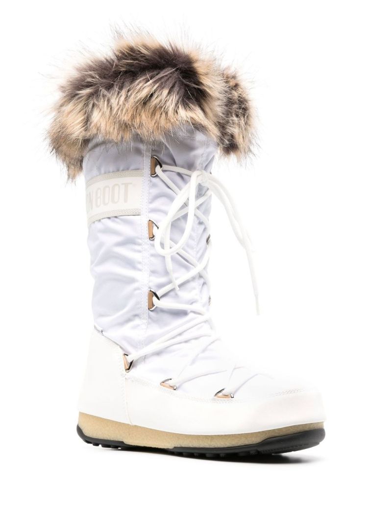 White Protecht Monaco High-top Snow Boots