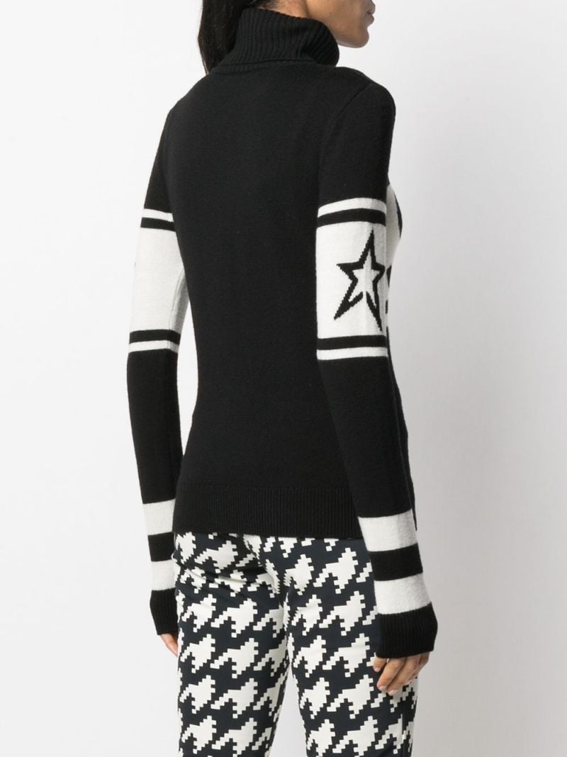 Black Schild Merino Wool Ski Sweater
