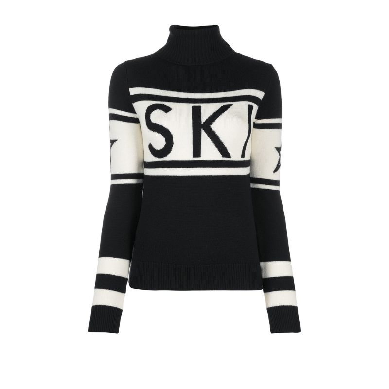 Black Schild Merino Wool Ski Sweater