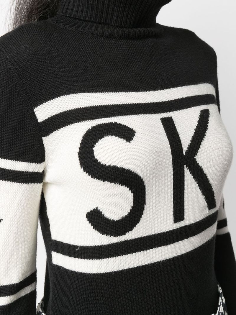 Black Schild Merino Wool Ski Sweater