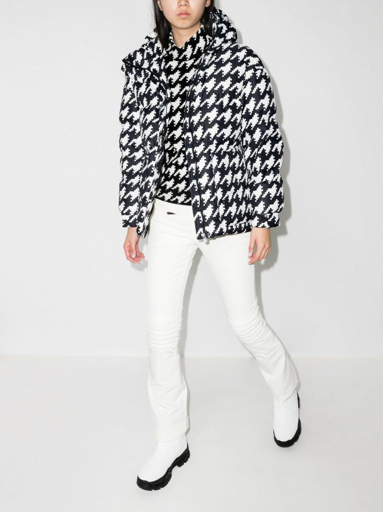 Oversized Parka Ii Houndstooth Ski Coat