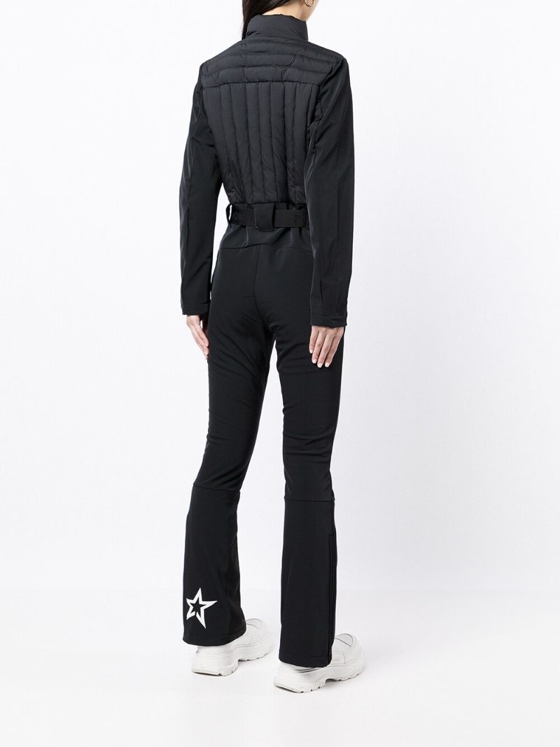 Black Gstaad Padded Ski Suit