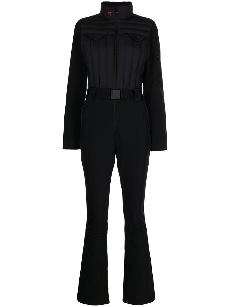 Black Gstaad Padded Ski Suit