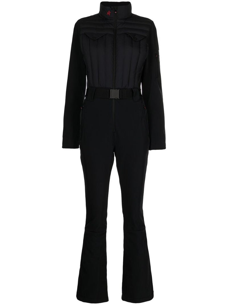 Black Gstaad Padded Ski Suit
