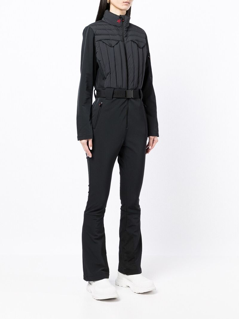 Black Gstaad Padded Ski Suit
