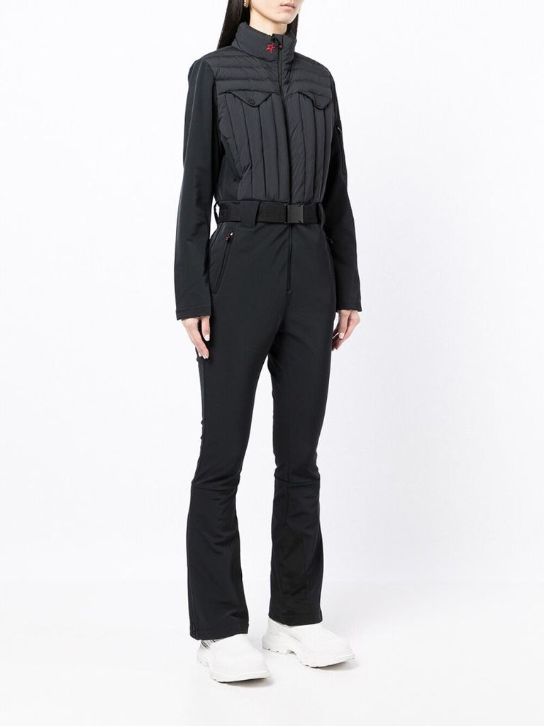 Black Gstaad Padded Ski Suit