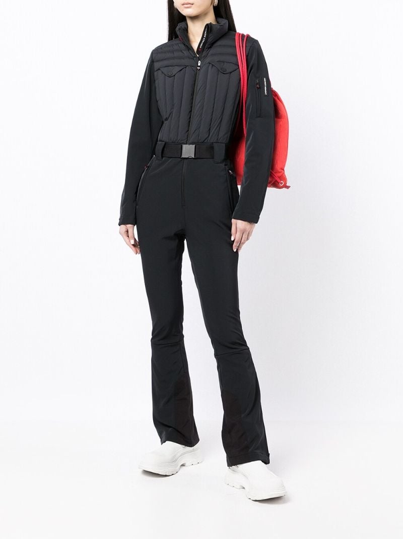 Black Gstaad Padded Ski Suit