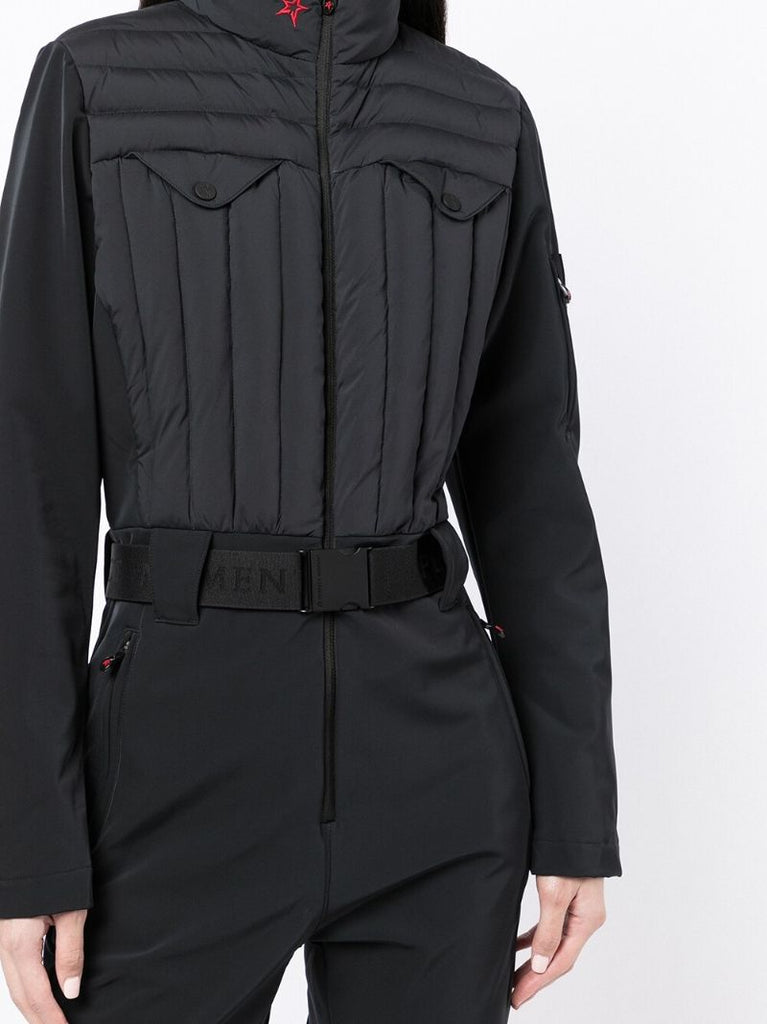 Black Gstaad Padded Ski Suit