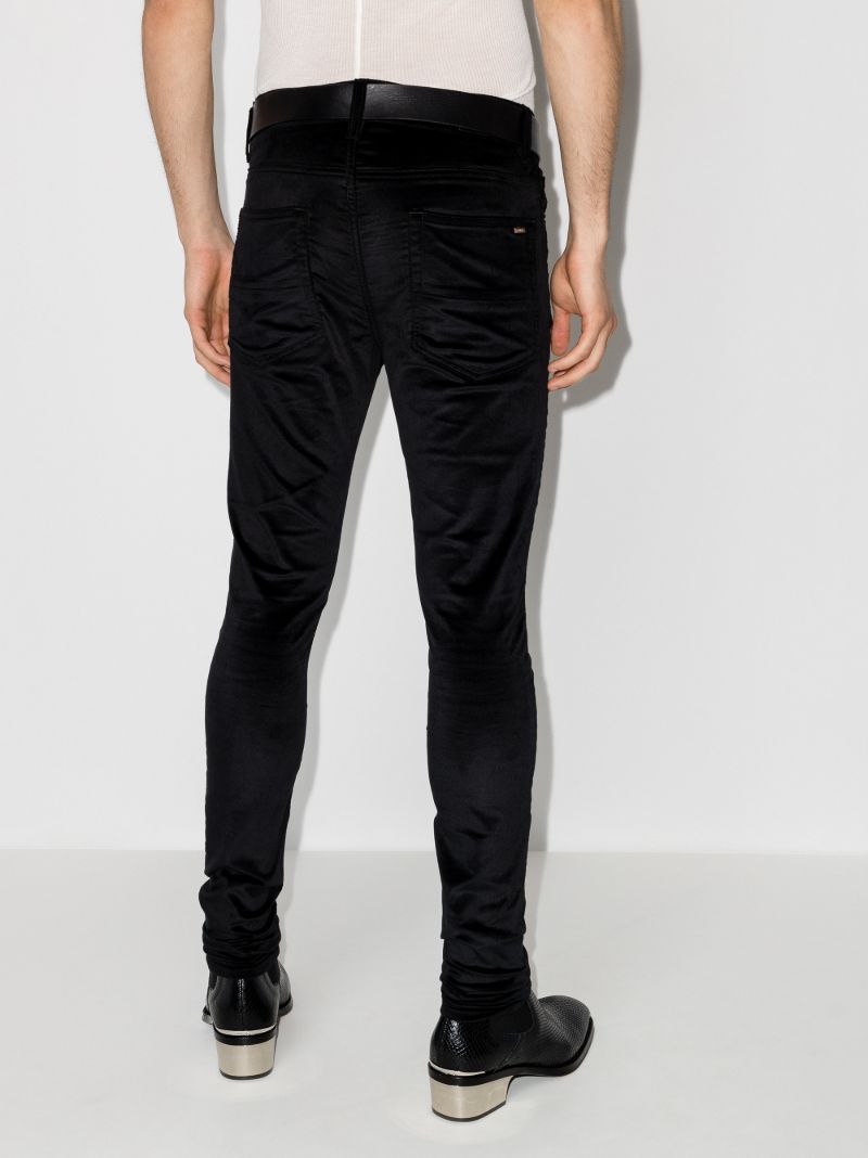 Stack Velour Skinny Trousers