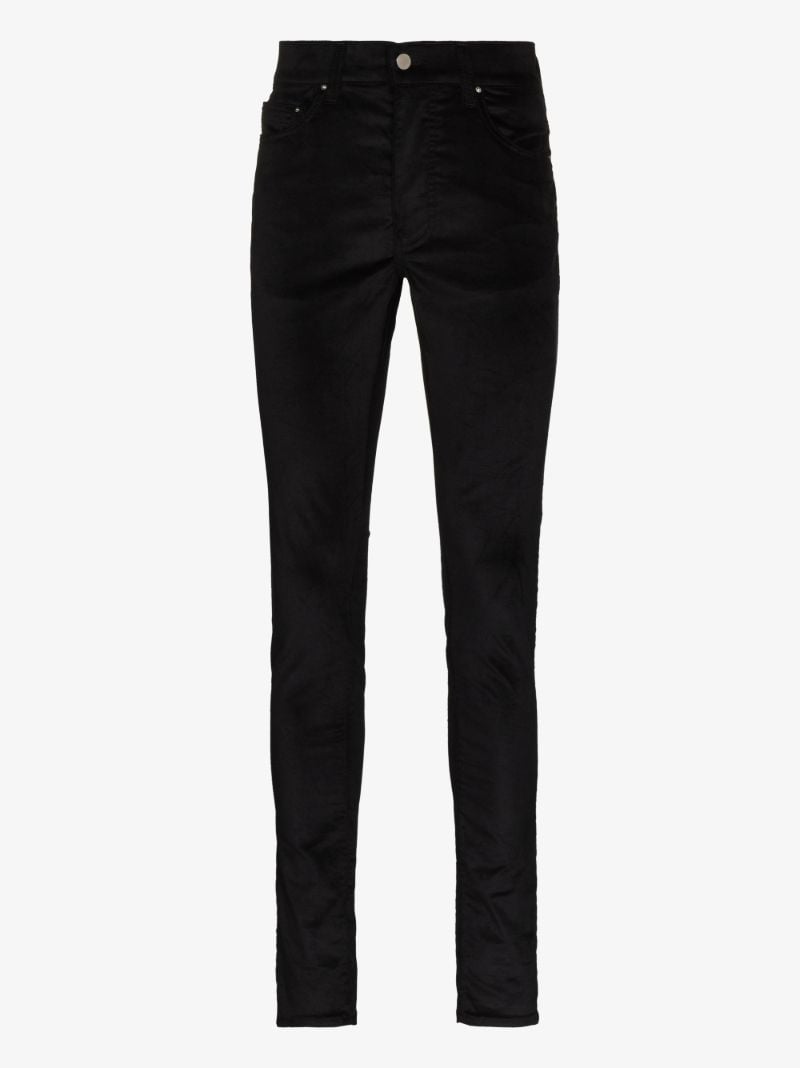 Stack Velour Skinny Trousers