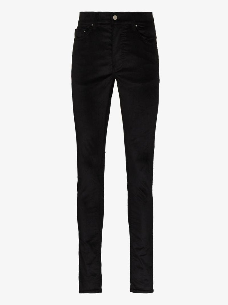 Stack Velour Skinny Trousers