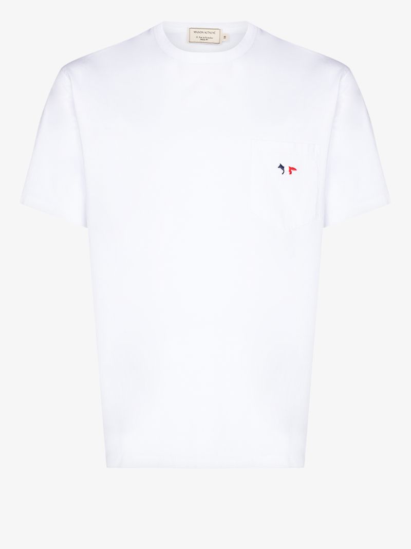 Tricolour Fox Patch Pocket T-shirt
