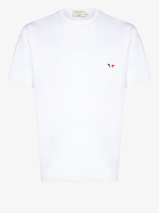 Tricolour Fox Patch Pocket T-shirt