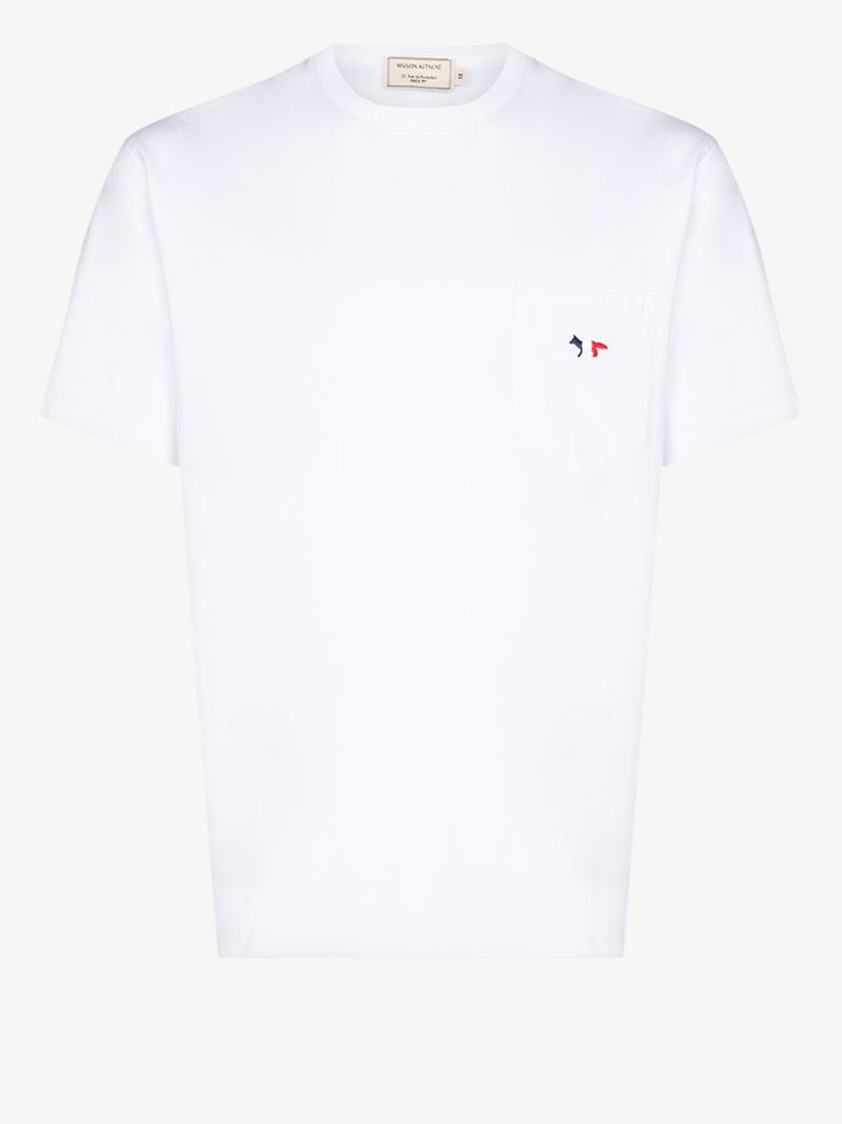 Tricolour Fox Patch Pocket T-shirt