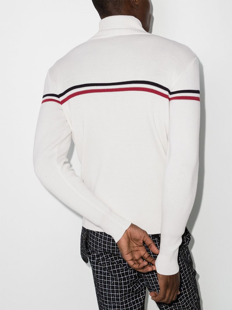 Wengen Fiz 2 Striped Wool Sweater