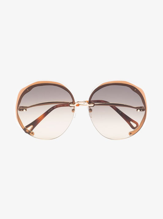 Brown Oversized Sunglasses