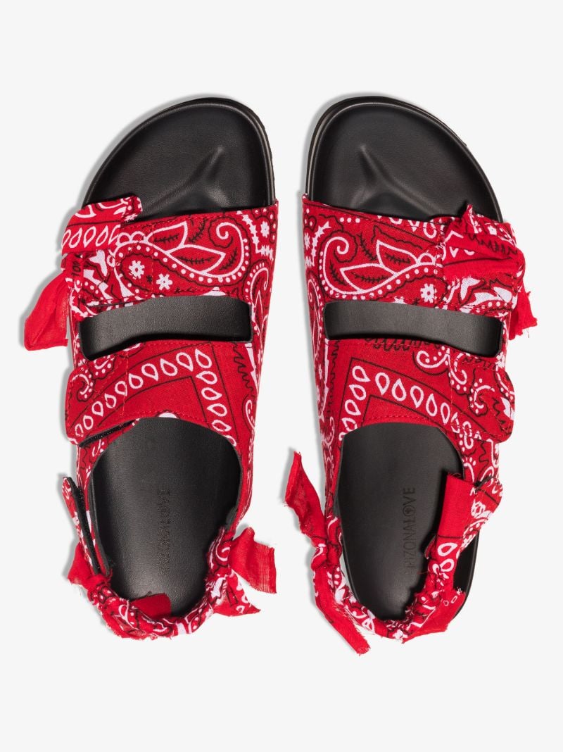 Red Apache Bandana Sandals