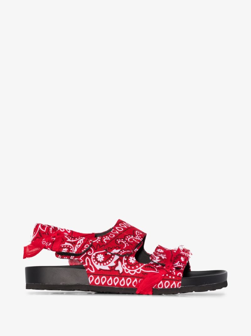 Red Apache Bandana Sandals