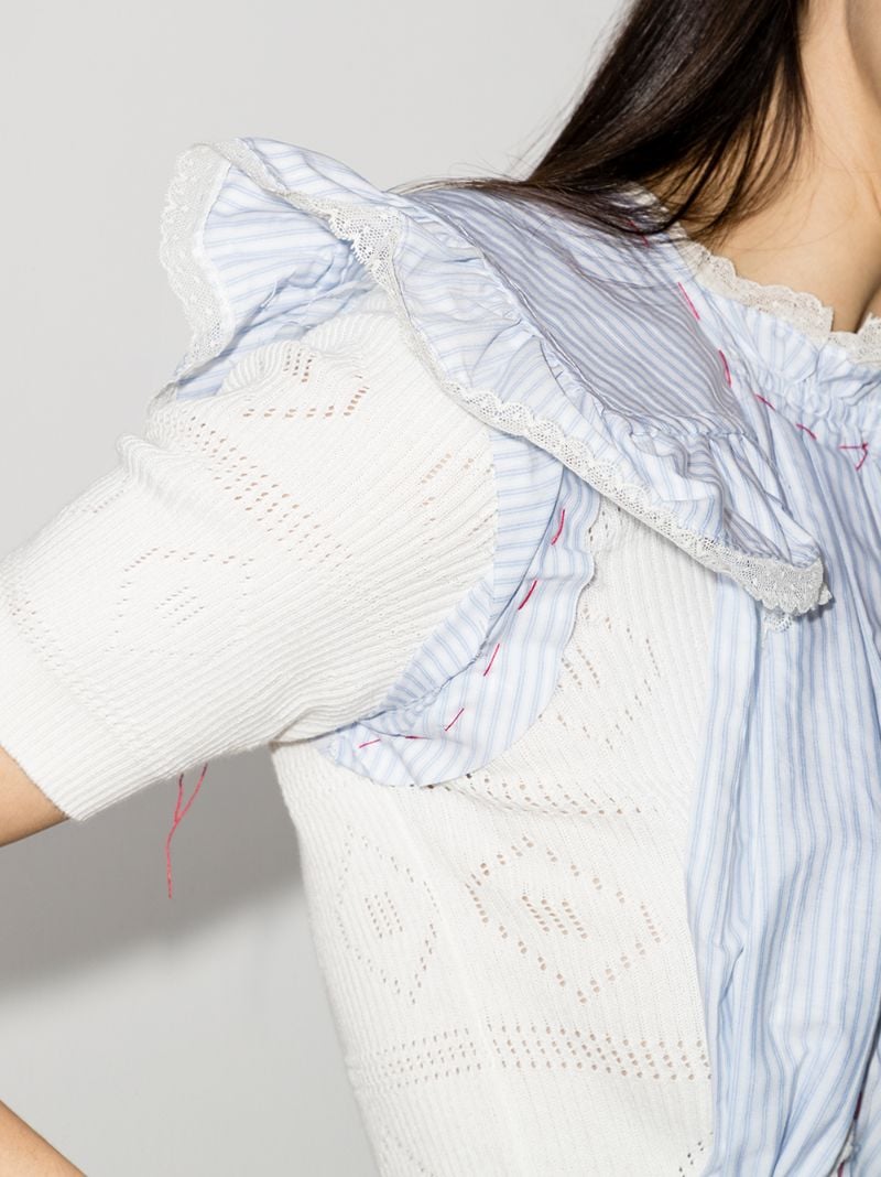 Spliced Knit Top