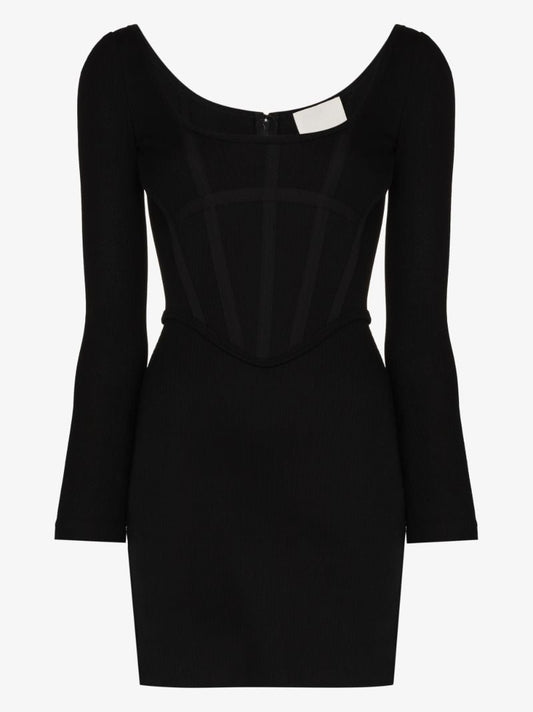 Rib Corset Mini Dress