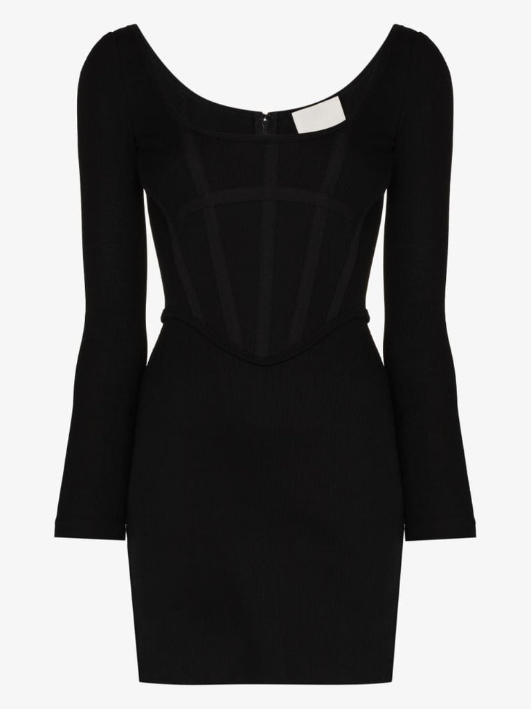 Rib Corset Mini Dress
