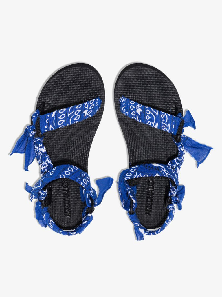 Blue Trekky Bandana Sandals