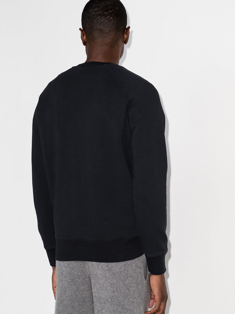 Double Fox Head Patch Sweatshirt