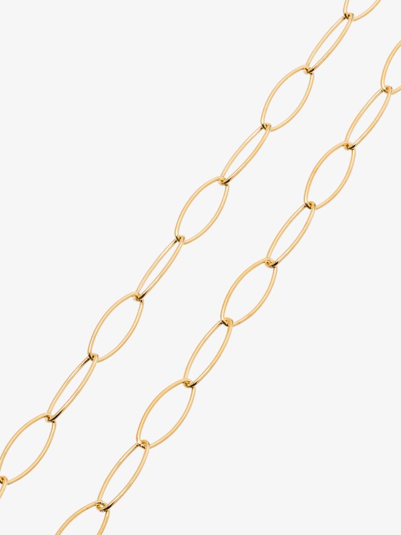 14k Yellow Gold Oval Chain Necklace