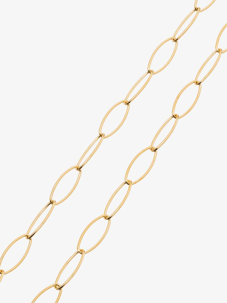14k Yellow Gold Oval Chain Necklace