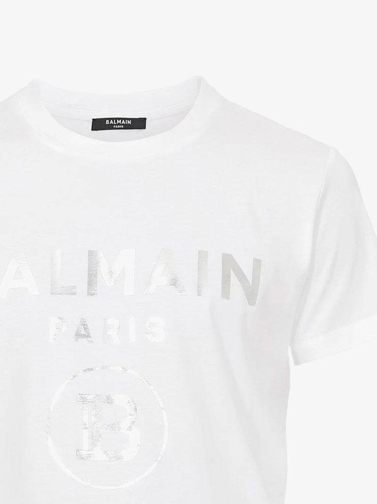 Foil Logo Cotton T-shirt