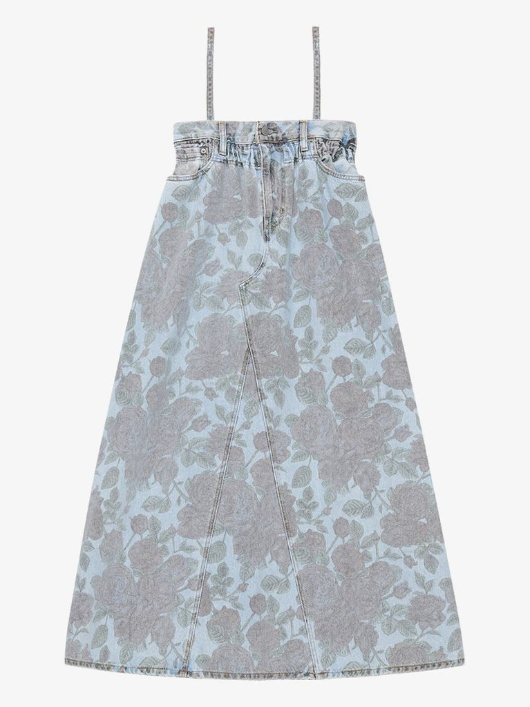 X Levi's Floral Denim Dress